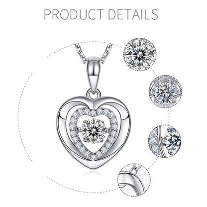 0.5ct 5mm Round Beyond Diamonds: Enchanting Moissanite Necklace