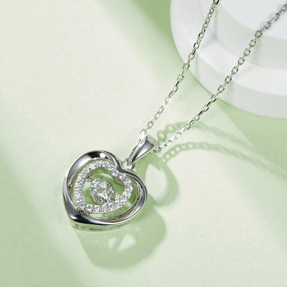 0.5ct 5mm Round Beyond Diamonds: Enchanting Moissanite Necklace