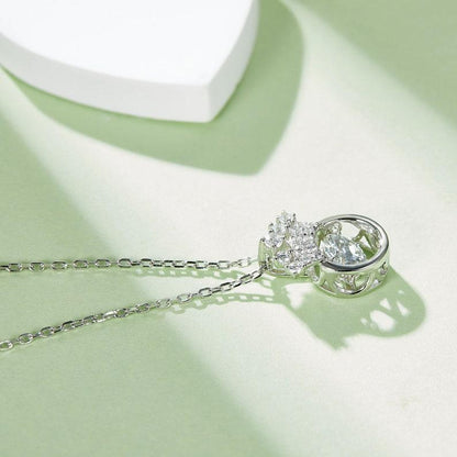 0.5ct 5mm Round Brilliant Moissanite Elegance: A Necklace to Remember