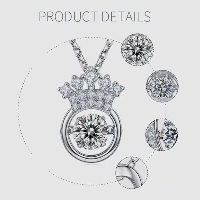 0.5ct 5mm Round Brilliant Moissanite Elegance: A Necklace to Remember