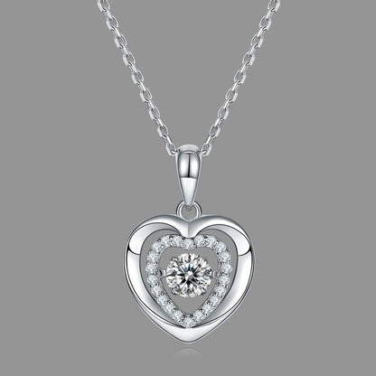 0.5ct 5mm Round Beyond Diamonds: Enchanting Moissanite Necklace