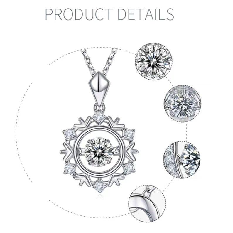 Shine Brighter: Celestial Moissanite Necklace 0.5ct 5mm Round