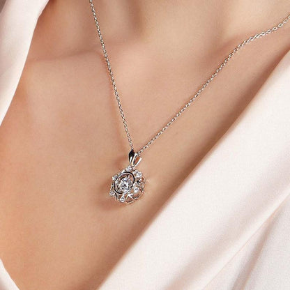 Shine Brighter: Celestial Moissanite Necklace 0.5ct 5mm Round