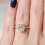 2.50 CT Elongated Cushion Moissanite Pave Setting Engagement Ring