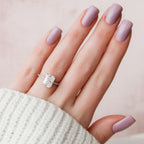 3.50 CT Radiant Cut Pave Moissanite Engagement Ring