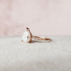2.0 CT Pear Moissanite Nature Inspired Twig Style Engagement Ring
