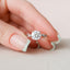 2.0 CT Round Cut Moissanite Nature Inspired Engagement Ring