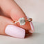 1.0 CT Emerald Cut Twig Nature Inspired Moissanite Engagement Ring