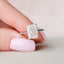 4.0 CT Radiant Cut Hidden Halo Moissanite Engagement Ring
