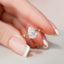 1.50 CT Pear Moissanite Nature Inspired Engagement Ring