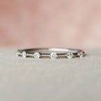 1.0CT Radiant Cut Moissanite Solitaire Bridal Ring Set