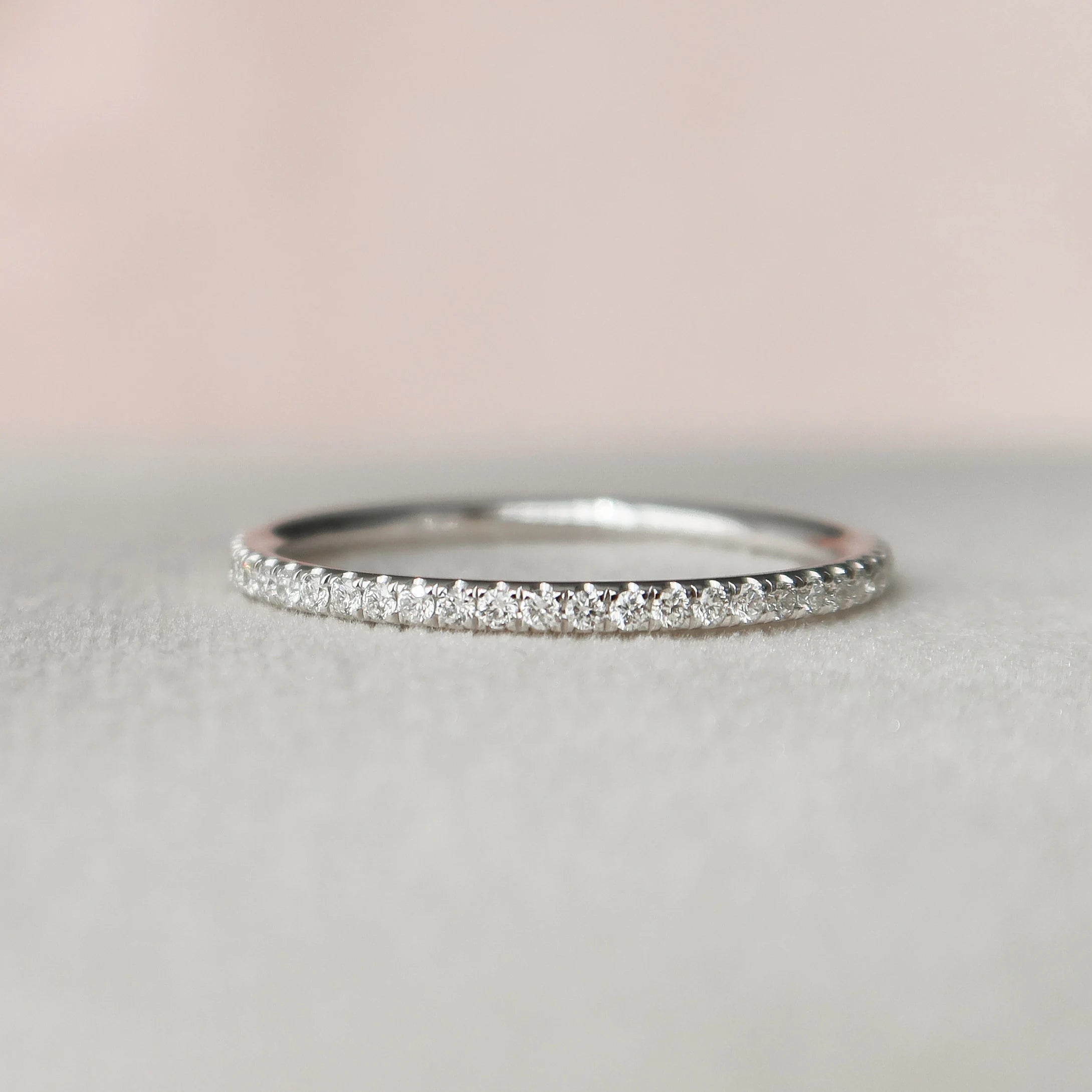 1.0CT Radiant Cut Moissanite Hidden Halo Bridal Ring Set