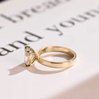 Solid Gold 3mm Band Elongated Cushion Cut Moissanite Engagement Ring, Anniversary Gift for Her