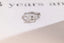 Solid Gold Asscher Cut Moissanite Engagement Ring, Gift for Her,