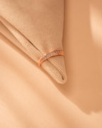 0.25 TCW Round Minimalist Moissanite Wedding Band