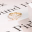 Solid Gold Crushed Ice Elongated Cushion Moissanite Engagement Ring, Anniversary Gift
