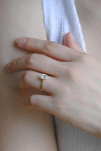 Solid Gold Oval Cut Lab-grown Diamond Engagement Ring, Tulip Floral Setting