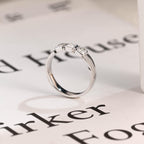 Solid Gold 4mm Asscher Moissanite Men's Wedding Band, Promise Band
