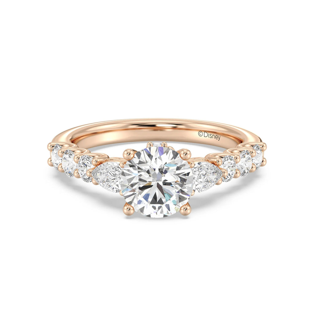 Enchanted Star Diamond Gold Belle Gallery Engagement Ring