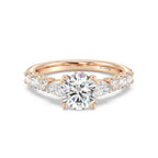 Enchanted Star Diamond Gold Belle Gallery Engagement Ring