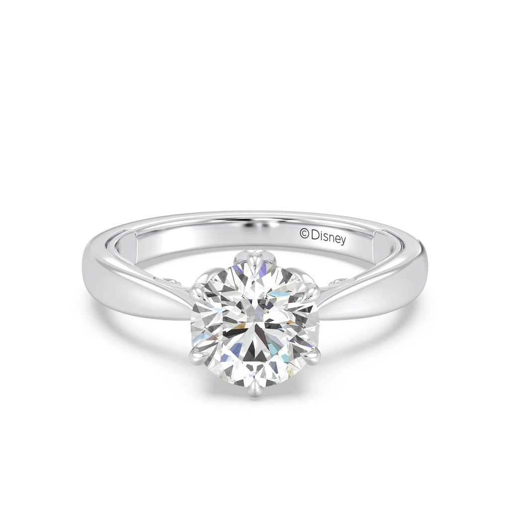 Enchanted Star Diamond With Gold, Disney’s Rapunzel Six-Prong Studded Solitaire Engagement Ring