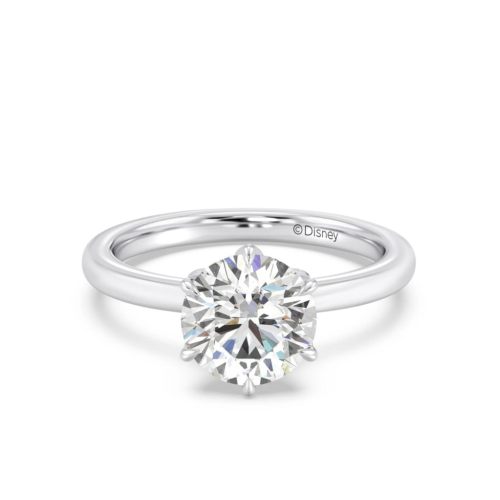Enchanted Star Diamond With Gold, Disney’s Rapunzel Six-Prong Studded Solitaire Engagement Ring