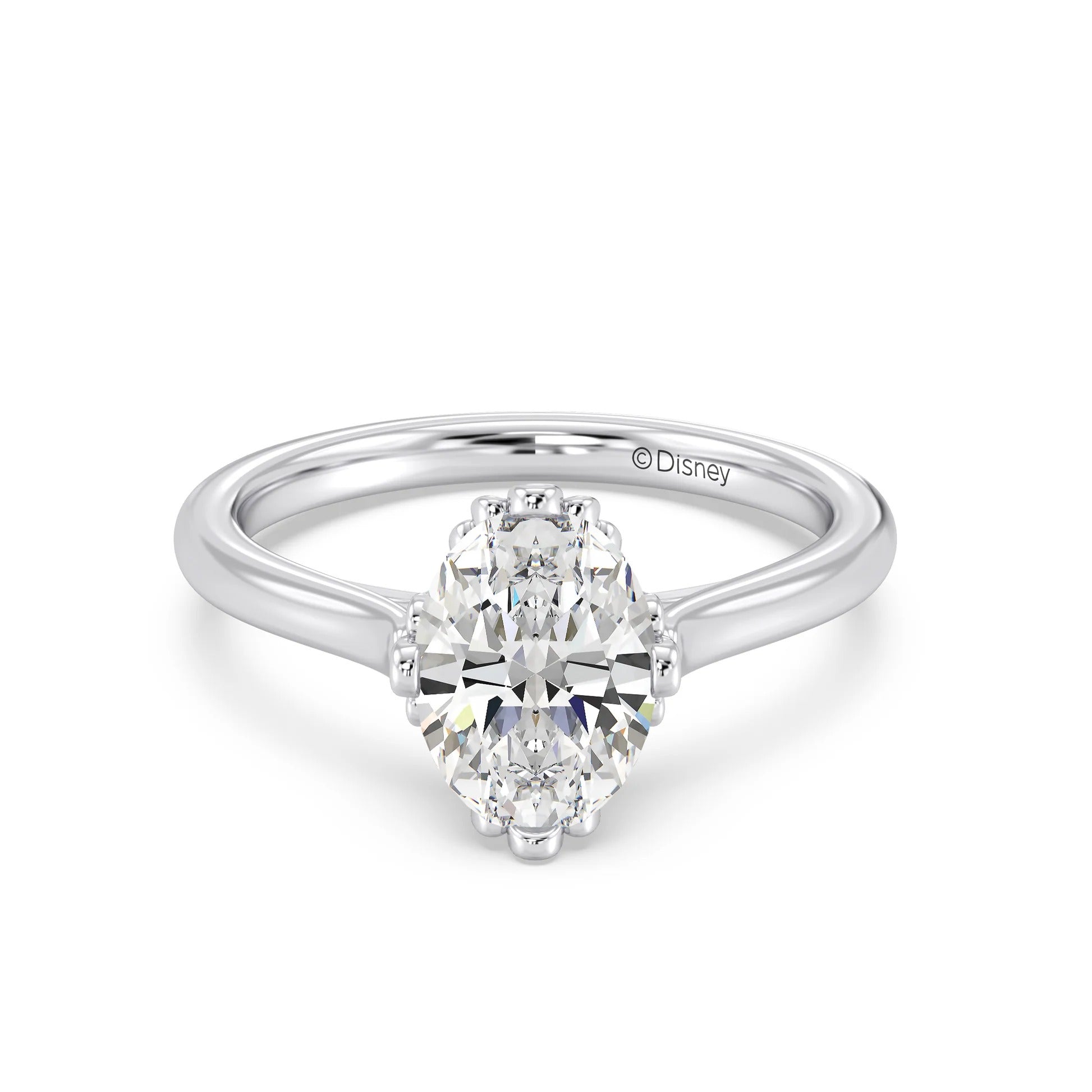 Enchanted Star Diamond With Gold, Disney’s Ariel Bezel Engagement Ring