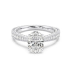 Enchanted Star Diamond And Gold Disney Princess Belle Vintage Milgrain Engagement Ring