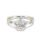Enchanted Star Diamond And Gold Disney Princess Rapunzel Twist Engagement Ring