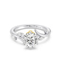 Enchanted Star Diamond And Gold Disney Princess Rapunzel Classic Vine Engagement Ring