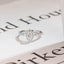 Solid Gold Marquise Cut Moissanite Engagement Ring, Halo & Half Pave Ring