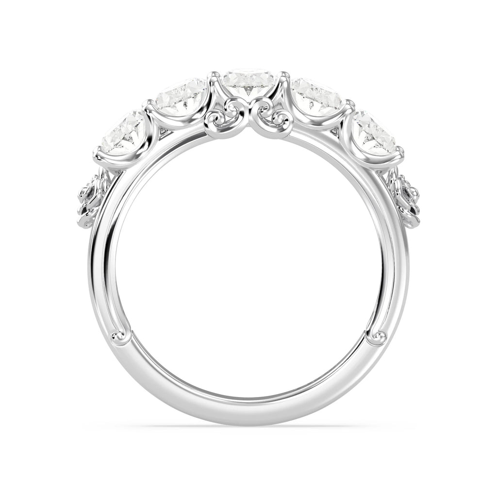 Enchanted Star Diamond Disney’s Belle Five Stone Anniversary Ring