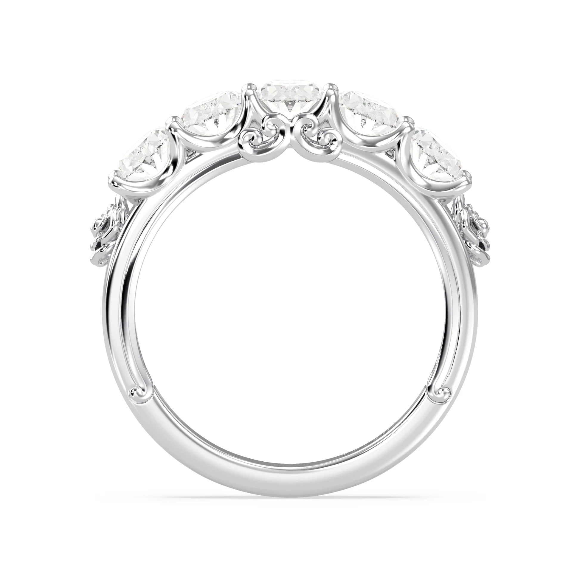 Enchanted Star Diamond Disney’s Belle Five Stone Anniversary Ring