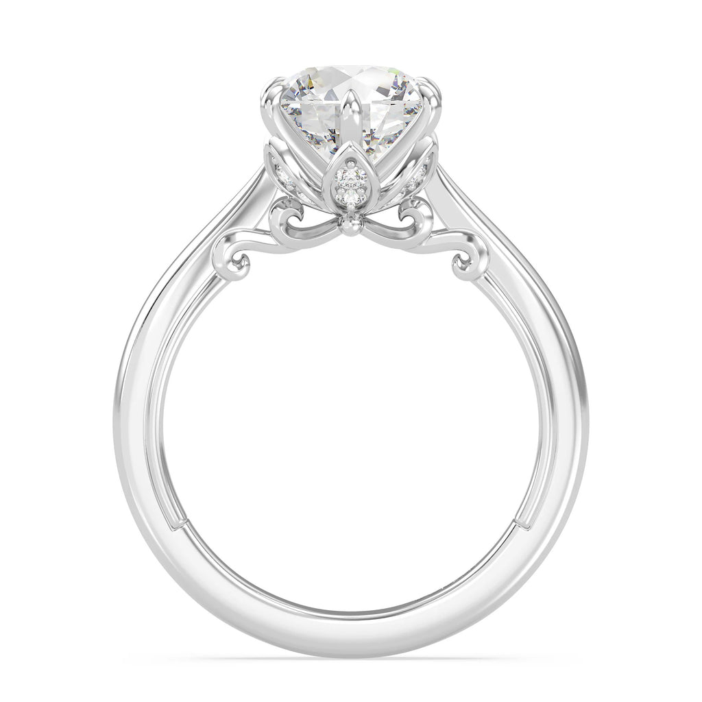 Enchanted Star Diamond With Gold, Disney’s Rapunzel Six-Prong Studded Solitaire Engagement Ring