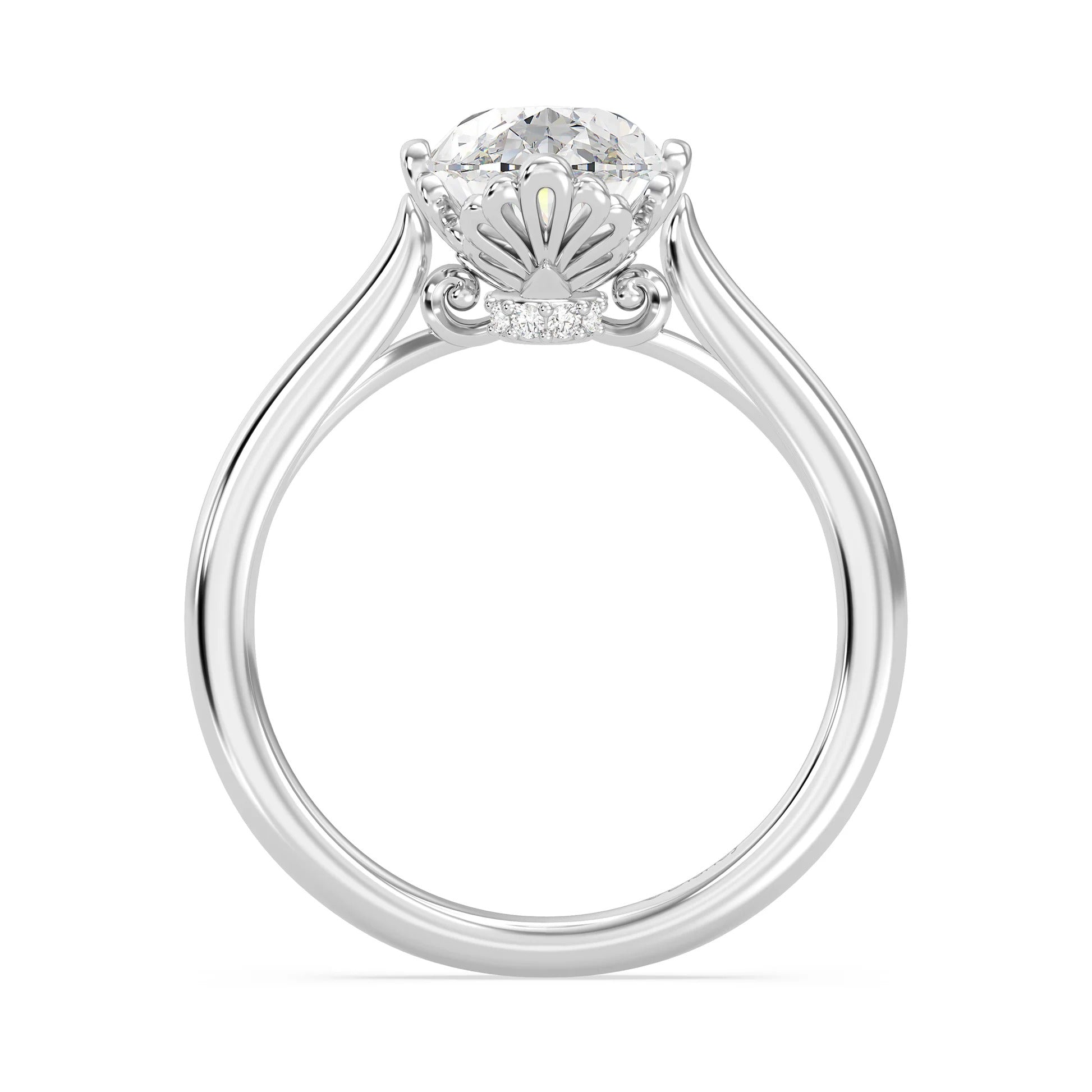 Enchanted Star Diamond With Gold, Disney’s Ariel Bezel Engagement Ring