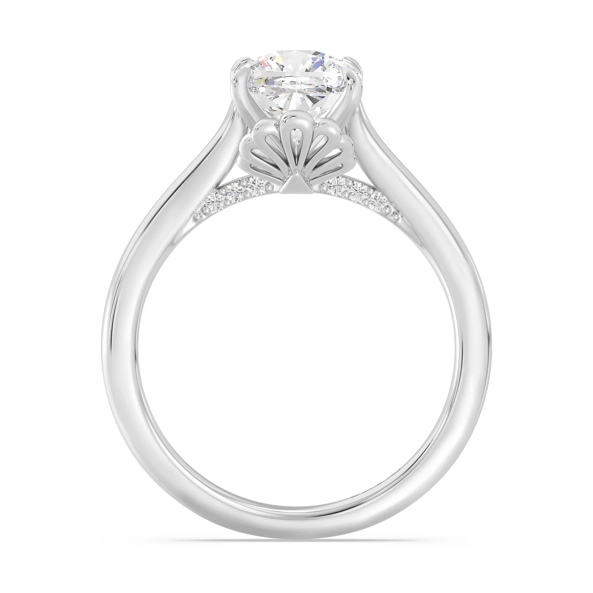 Enchanted Star Diamond With Gold, Disney’s Ariel Solitaire Engagement Ring
