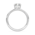 Enchanted Star Diamond With Gold, Disney’s Aurora Solitaire Studded Gallery Engagement Ring