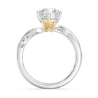 Enchanted Star Diamond And Gold Disney Princess Rapunzel Classic Vine Engagement Ring