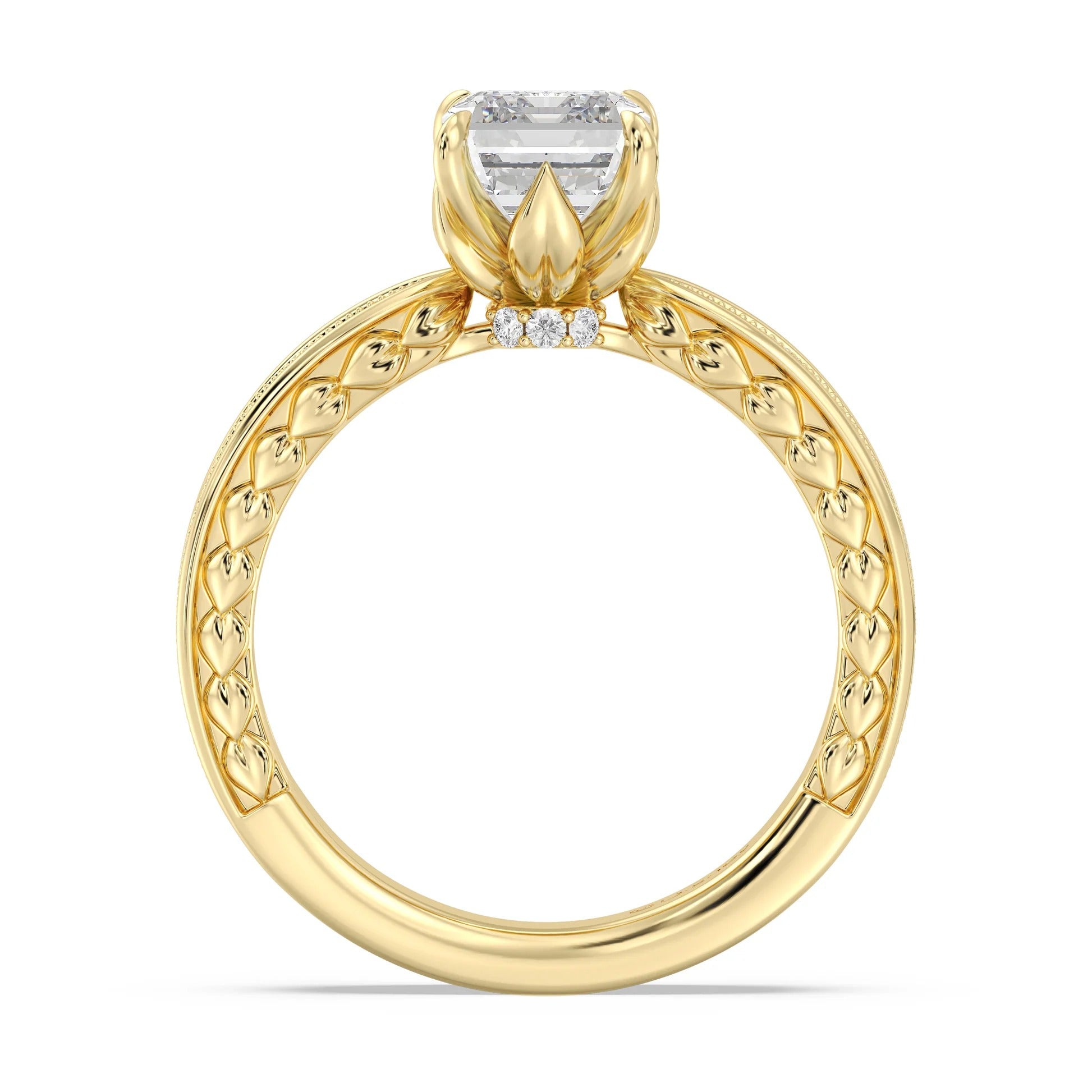 Enchanted Star Diamond And Gold Disney Princess Anna Vintage Engagement Ring