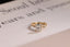 Solid Gold Oval Moissanite Engagement Ring, Twisted Band Half Eternity Bridal Ring