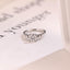 Dainty Solid Gold Round Moissanite Engagement Ring, Promise Ring