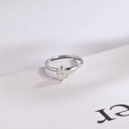 Solid Gold Solitaire Oval Cut Moissanite Engagement Ring with Six Prongs