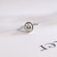 Solid Gold Oval Cut Crushed Ice Moissanite Engagement Ring with Bezel
