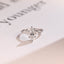 Solid Gold Marquise Cut Moissanite Engagement Ring, Promise Ring