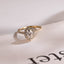Solid Gold Floral Halo Oval Moissanite Engagement Ring, Half Eternity Proposal Ring