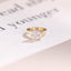 Solid Gold Princess Moissanite Engagement Ring, 3mm Wide Band Bridal Ring