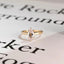 Solid Gold Tulip Floral Marquise Moissanite Engagement Ring