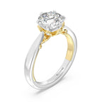 Enchanted Star Diamond With Gold, Disney’s Rapunzel Six-Prong Studded Solitaire Engagement Ring