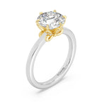 Enchanted Star Diamond With Gold, Disney’s Rapunzel Six-Prong Studded Solitaire Engagement Ring