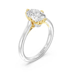 Enchanted Star Diamond With Gold, Disney’s Ariel Bezel Engagement Ring